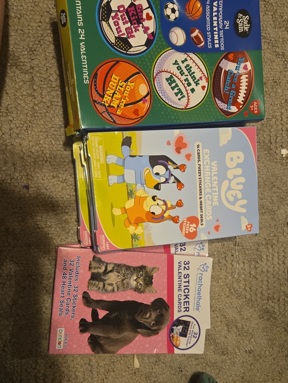 Valentine Exchange Cards Bundle 12 Packs 798